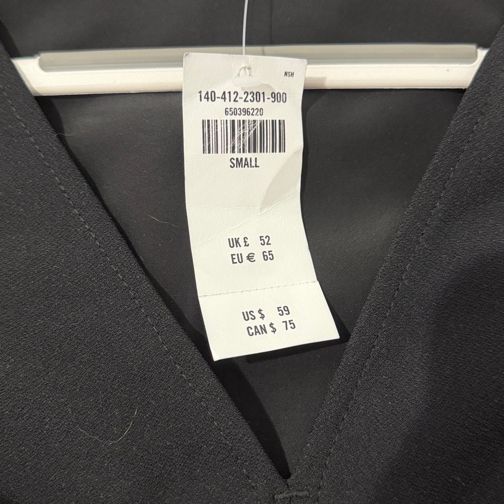 Abercrombie & Fitch Long Sleeve V-Neck Blouse – Size Small – NWT - Picture 3 of 5